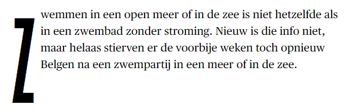 Citaat uit De Morgen 1 augustus 2022